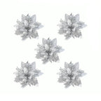 Flores de Natal Kit 10 Unidades para Árvore, Guirlanda e Decoração Festiva