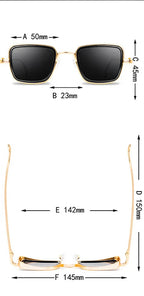 Óculos de Sol Quadrado Grande